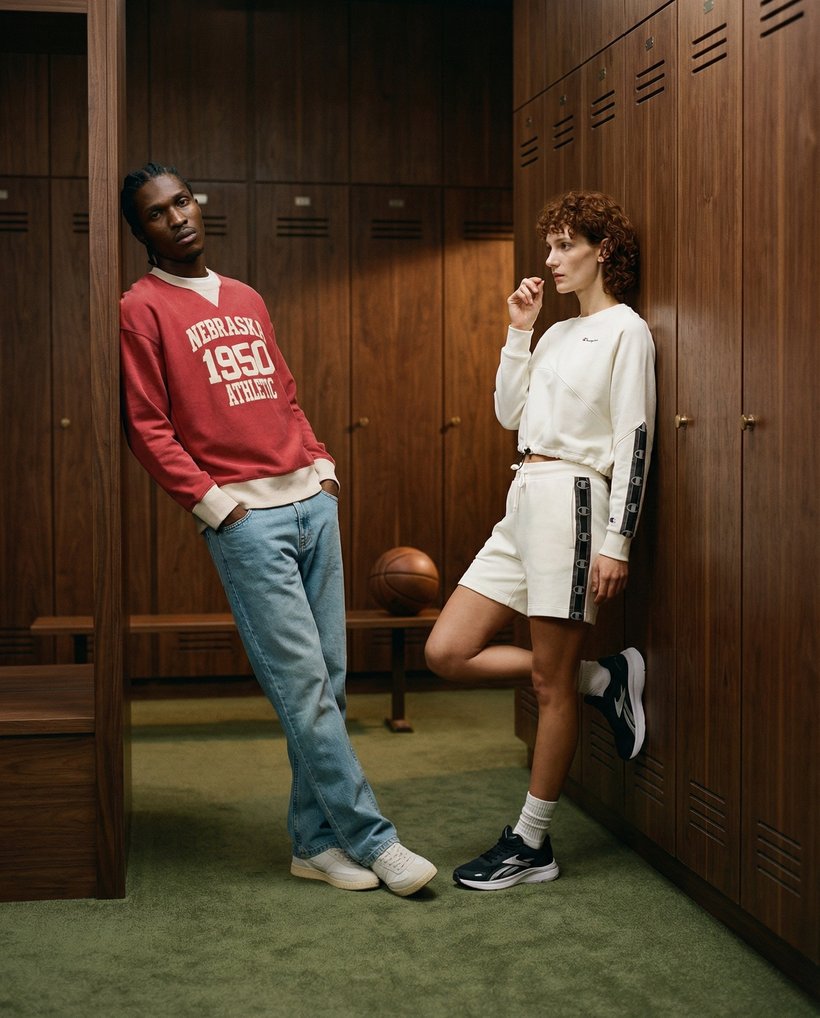 Champion Heritage — duo by the lockers