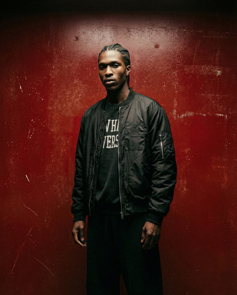 Champion Limited Edition — black bomber, full figure