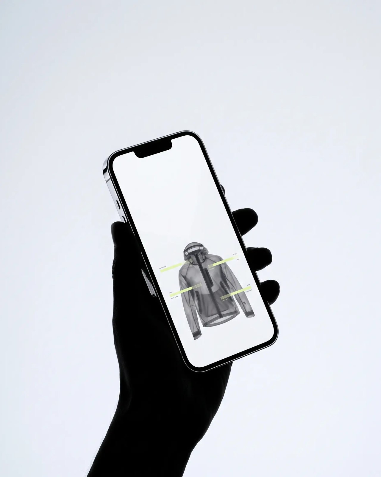 Hand holding a phone